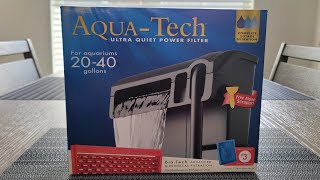 Unboxing AquaTech Ultra Quiet Power Filter  Setup [upl. by Roots]