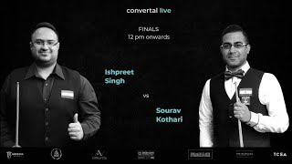 Sourav Kothari Vs Ishpreet Singh Finals Live Session 1  Sreenidhi All India Snooker Open [upl. by Augustine]