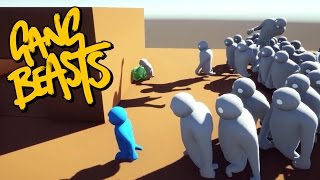 Gang Beasts  WE ARE SOO DEAD Roof Waves [upl. by Gnihc845]