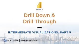 Power BI Drill Up amp Through a Visual 5 of 16 [upl. by Beach107]