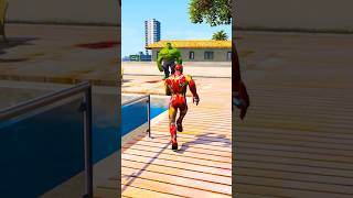 GTAV Thanos killed ironman shorts gta5 ironman magnetgamer [upl. by Monafo]