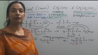 products of cross Aldol condensation of ethanal and propanal [upl. by Reprah]