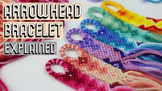 ARROWHEAD BRACELET TUTORIAL CC  Beginner Friendly [upl. by Baskett]