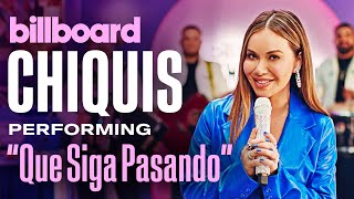 Chiquis Graced Walmart Playback Stage To Sing quotQue Siga Pasandoquot at Billboard Latin WeekBillboard [upl. by Moorefield]