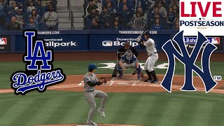 🔴LIVE MLB🔴Los Angeles Dodgers VS New York Yankees  October Mlb Post SeasonMLB THE SHOW 2024 [upl. by Cousins]