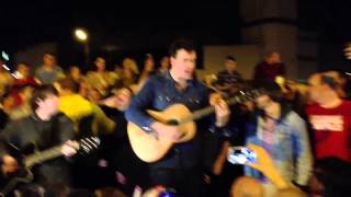 Reverend amp The Makers Outside Sheffield O2 BuskingStreet [upl. by Oza]