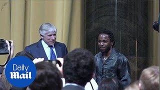 Stay humble Kendrick Lamar accepts the Pulitzer Prize [upl. by Walther]