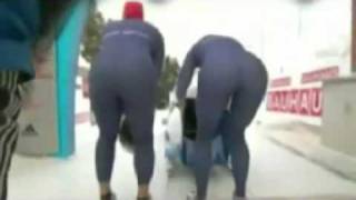 Bobsled Split Pants Video [upl. by Eyllek]