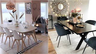 Small Dining Table Design Ideas 2024 Modern Dining Room Decorating Ideas  Home Interior Trends [upl. by Aeirdna]