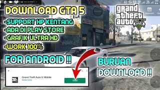 Akhirnya Cara Download GTA 5 Di Android Secara GRATIS 100 Work [upl. by Ingalls]