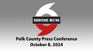 Hurricane Milton  Polk County Update  Tuesday Morning October 8 2024 [upl. by Broida]