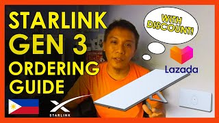 STARLINK VERSION 4 GEN 3 ORDERING VIA LAZADA VERSUS STARLINK WEBSITE COMPARISON [upl. by Giamo]