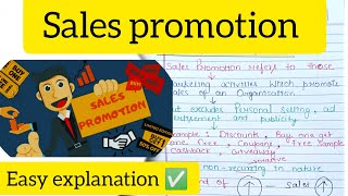 what is Sales promotion  sales promotion  sales promotion kisey kehte h [upl. by Acyre]