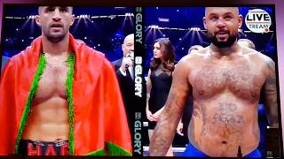 Badr Hari vs Hesdy GergesII Final Round 3 Glory 51 Kickboxing [upl. by Layol235]