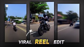 Trending Bike Reels Video Editing  Instagram Reels Trending Tutorial  Motion Blur Edit in Capcut [upl. by Amadeus]