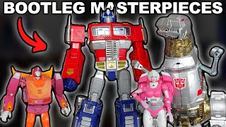 BOOTLEG TRANSFORMERS  G1 Masterpiece KnockOffs [upl. by Ssirk]