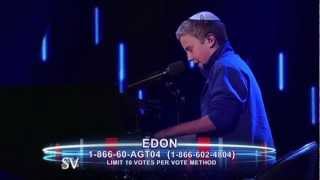 Edon Pinchot on Americas Got Talent  The SemiFinals [upl. by Olympias]