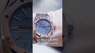 Royal Oak IceBlue Dial 15550STOO1356ST08  Eleven Eleven NY [upl. by Caiaphas]