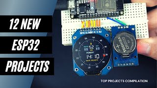 12 Amazing ESP32 Projects explained in 9 minutes [upl. by Orhtej]