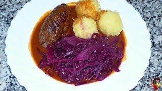 Lombarda con Manzana Receta AlemanaApfel Rotkohl [upl. by Dewees]