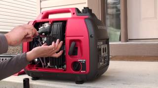 How to winterize or prepare a portable generator for long term storage Honda EU2000i [upl. by Aihsekat714]