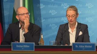 Farright AfD says its eyeing German federal elections after win in state vote [upl. by Tildy480]