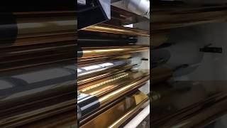 PET Thermal Lamination Metalized Film PET Aluminum Laminated Films  Gold film [upl. by Laurene]