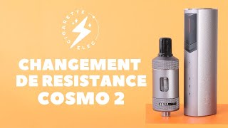 Clearomiseur Cosmo 2 Tank  Vaptio  Changement de résistance et amorçage  Kit Cosmo 2 [upl. by Winola]