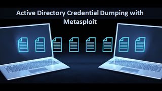 Active Directory Credential Dumping with Metasploit [upl. by Hairas823]