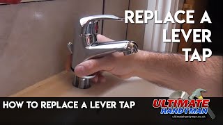 How to replace a lever tap [upl. by Ttegirb]