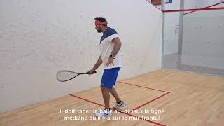 Tutos squash 1  5 règles pour démarrer ton activité squash [upl. by Arod]