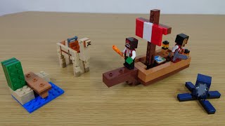 2024年6月発売 レゴ マインクラフト 21259 海賊船の旅 LEGO MINECRAFT The Pirate Ship Voyage [upl. by Airotna]