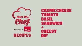 Cream Cheese Tomato Sandwich  Cheesy dip [upl. by Huppert811]