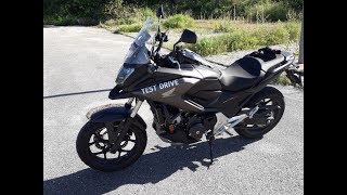 Honda NC750X 2019  Test Ride  Walkaround Sound and Accceleration [upl. by Eerac971]