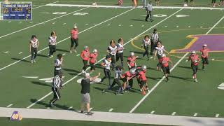 Football 6th Grade PURPLE Elkhorn vs Racine Horlick 2nd QTR 10624 [upl. by Henrietta306]