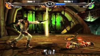 Knock Out Fights  SC5  GF  Boom Yoshimitsu Vs Old Sifu Maxi [upl. by Latham]