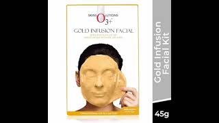 O3 Gold Infusion Facial Brightening Facial Kit with Peel off Mask facial skincare beauty shorts [upl. by Sitrik]