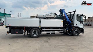 IVECO 2 assi  cassone fisso e struttura portapali [upl. by Ylrebmic]