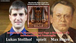 Max Reger Introduktion und Passacaglia eMoll op 1271 [upl. by Sam919]