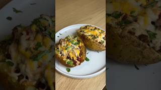 What are loaded baked potatoes loadedbakedpotato potatoesrecipe bacon cheesy potatoes [upl. by Novla47]