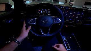 2025 Volkswagen PASSAT 20 TDI 150 HP Night POV Test drive Amazing interior atmosphere [upl. by Shippee268]