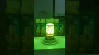 Upgrade Your Lighting with Red amp Green LED Corn Light Bulbs 💡 LEDLighting HomeImprovement [upl. by Knowle]