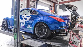 My Procharged 350Z Makes More Horsepower Than Expected [upl. by Ahsetel136]