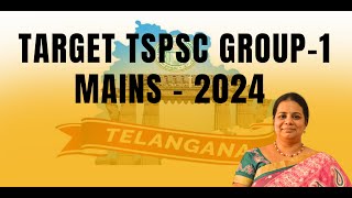 TARGET TSPSC GROUP1 MAINS  2024 [upl. by Bekha]