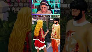 Elle se fight avec le clown 🤡 SIMS 4 [upl. by Eemia834]