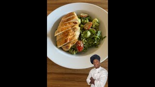 Ensalada de pasta al pesto con pollo 🥗 🍗 [upl. by Harty597]