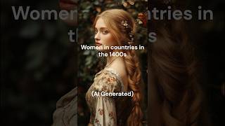 Women in countries in the 1400s AI Generated [upl. by Goldarina]