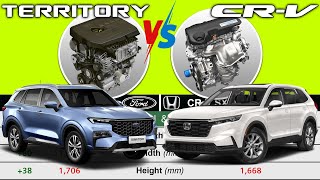 Ford TERRITORY Titanium X 2023 vs Honda CRV SX AWD 2023  Car Specs Comparison [upl. by Ylrehc985]