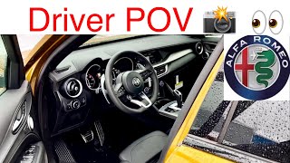 Driving The Alfa Romeo Stelvio Owner Perspective  Vehicle Start Up [upl. by Hay]