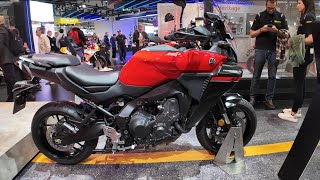 2025 YAMAHA TRACER 9 new color red Eicma Italy [upl. by Yelrebma]